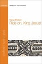 Ride on King Jesus SATB choral sheet music cover